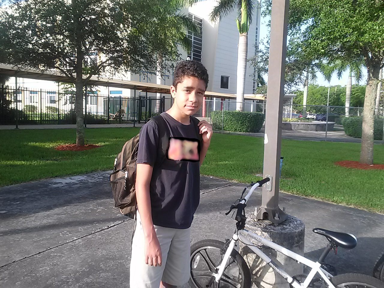 He is an 8th Grader! How time flies.